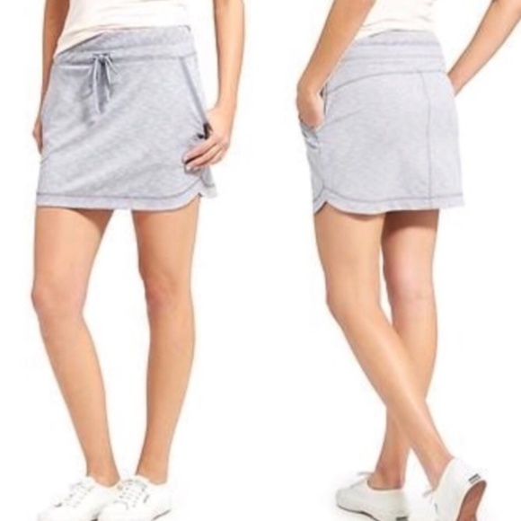 Athleta Dresses & Skirts - Athleta Techie Terry Gray Skirt